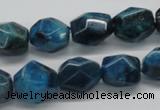 CAP61 15.5 inches 13*15mm nugget dyed apatite gemstone beads wholesale