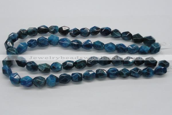 CAP61 15.5 inches 13*15mm nugget dyed apatite gemstone beads wholesale