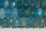 CAP624 15.5 inches 2.5*4mm faceted rondelle apatite beads