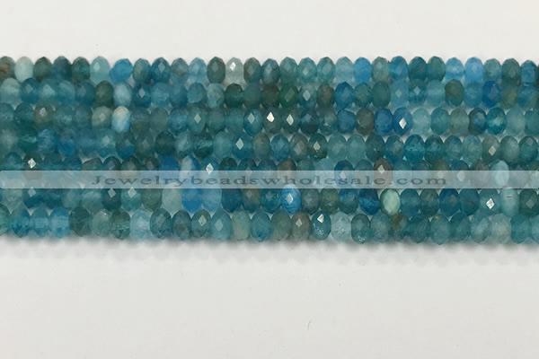 CAP624 15.5 inches 2.5*4mm faceted rondelle apatite beads