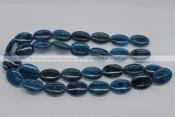 CAP66 15.5 inches 18*25mm oval dyed apatite gemstone beads wholesale