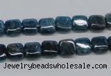 CAP70 15.5 inches 8*8mm square dyed apatite gemstone beads wholesale