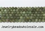 CAP709 15.5 inches 8mm round green apatite gemstone beads wholesale