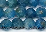 CAP741 15 inches 6mm faceted round apatite beads