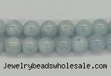 CAQ108 15.5 inches 6mm round A grade natural aquamarine beads