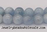 CAQ117 15.5 inches 10mm round AA grade natural aquamarine beads