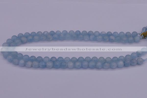 CAQ122 15.5 inches 6mm round AAA grade natural aquamarine beads