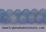 CAQ123 15.5 inches 8mm round AAA grade natural aquamarine beads