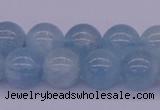 CAQ125 15.5 inches 12mm round AAA grade natural aquamarine beads