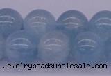 CAQ127 15.5 inches 16mm round AAA grade natural aquamarine beads