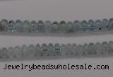 CAQ135 15.5 inches 4*6mm rondelle natural aquamarine beads