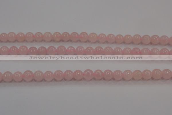 CAQ480 15.5 inches 4mm round natural pink aquamarine beads