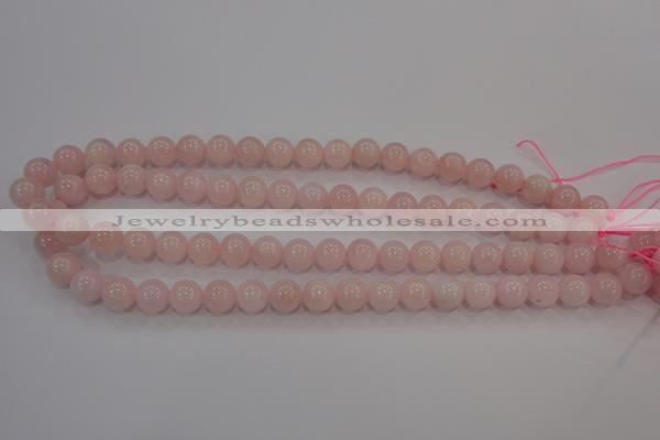 CAQ482 15.5 inches 8mm round natural pink aquamarine beads