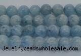 CAQ508 15.5 inches 4mm round A+ grade natural aquamarine beads