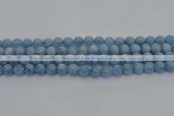 CAQ520 15.5 inches 8mm round AA grade natural aquamarine beads