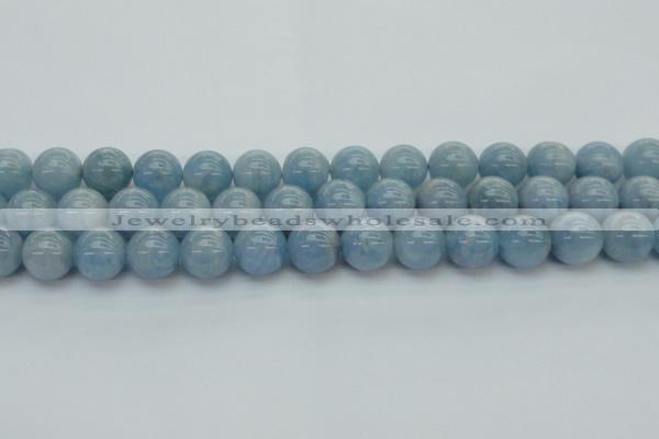 CAQ521 15.5 inches 10mm round AA grade natural aquamarine beads