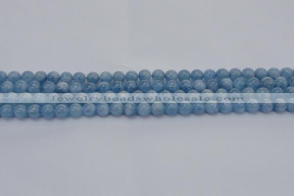 CAQ536 15.5 inches 6mm round AAA grade natural aquamarine beads