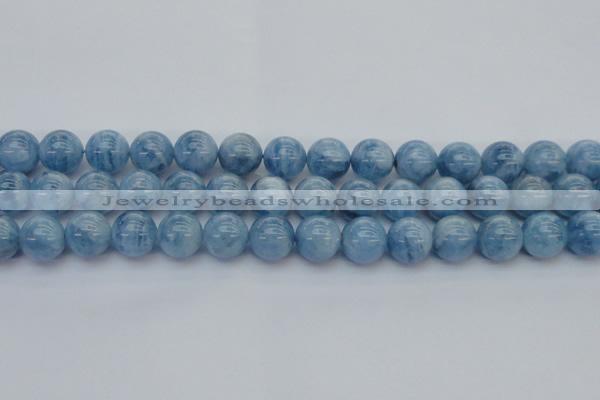 CAQ547 15.5 inches 12mm round AAAA grade natural aquamarine beads