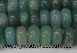 CAQ611 15.5 inches 5*8mm rondelle aquamarine gemstone beads