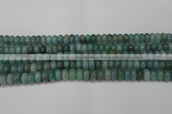 CAQ611 15.5 inches 5*8mm rondelle aquamarine gemstone beads