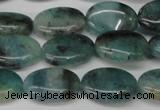 CAQ628 15.5 inches 10*14mm oval aquamarine gemstone beads