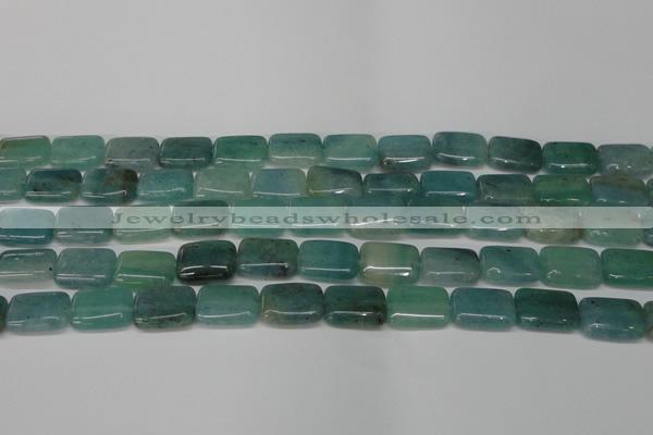 CAQ645 15.5 inches 12*16mm rectangle aquamarine gemstone beads