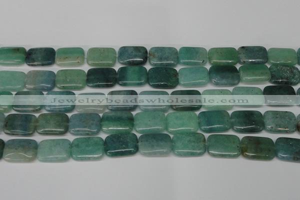 CAQ647 15.5 inches 15*20mm rectangle aquamarine gemstone beads