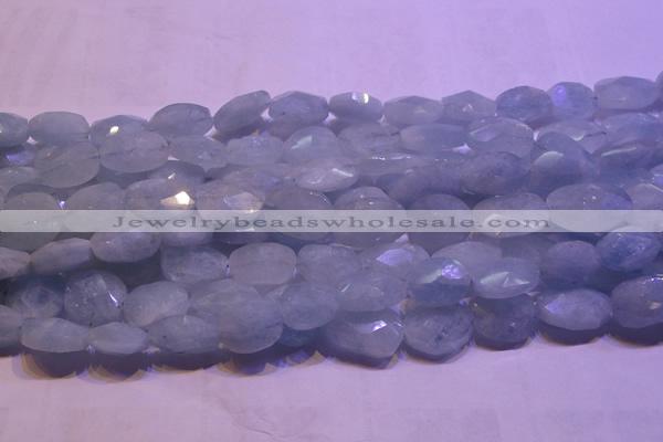 CAQ652 15.5 inches 12*16mm - 15*20mm faceted freeform aquamarine beads