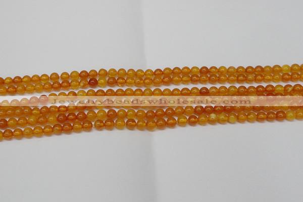 CAR102 15.5 inches 5mm round natural amber beads