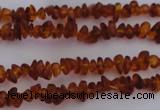 CAR201 24 inches 3*6mm natural amber chips beads wholesale