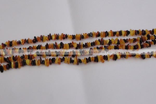 CAR204 24 inches 3*8mm natural amber chips beads wholesale