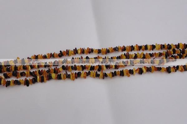 CAR205 32 inches 3*5mm natural amber chips beads wholesale