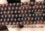 CAR229 15.5 inches 6mm round natural amber beads wholesale