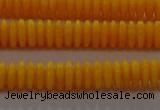 CAR408 15.5 inches 2*6mm rondelle synthetic amber beads wholesale