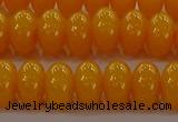 CAR410 15.5 inches 6*9mm rondelle synthetic amber beads wholesale