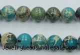 CAT01 15.5 inches 10mm round natural aqua terra jasper beads