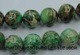 CAT224 15.5 inches 20mm round dyed natural aqua terra jasper beads