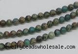 CAT5001 15.5 inches 4mm round natural aqua terra jasper beads