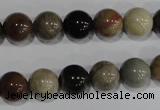 CAT5204 15.5 inches 12mm round aqua terra jasper beads wholesale