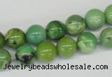 CAU03 10mm australia chrysoprase round gemstone beads Wholesale