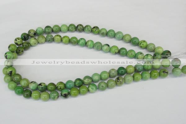 CAU03 10mm australia chrysoprase round gemstone beads Wholesale