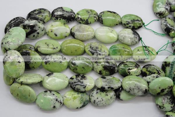 CAU205 15.5 inches 22*30mm oval Australia chrysoprase beads