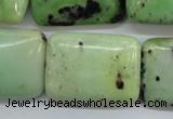 CAU206 15.5 inches 22*30mm rectangle Australia chrysoprase beads