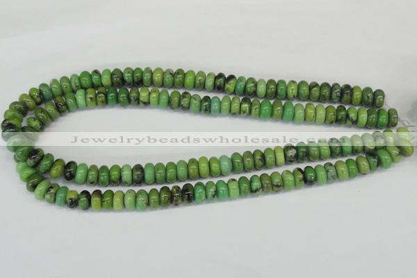 CAU27 15.5 inches 5*10mm rondelle australia chrysoprase beads wholesale