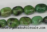 CAU31 15.5 inches 10*14mm nugget australia chrysoprase beads wholesale