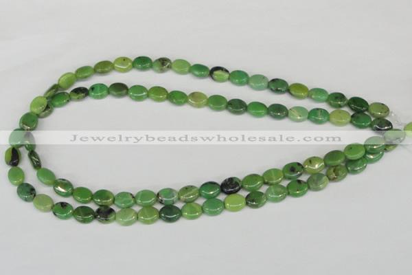 CAU39 15.5 inches 8*10mm oval australia chrysoprase beads wholesale