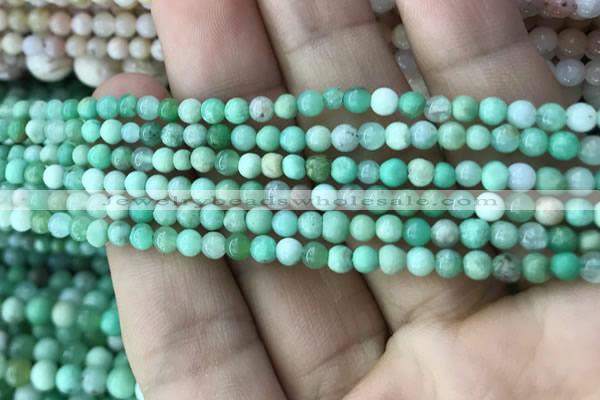 CAU420 15.5 inches 4mm round Australia chrysoprase beads