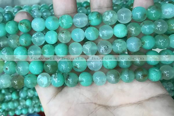 CAU442 15.5 inches 8.5mm - 9mm round Australia chrysoprase beads