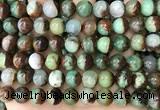 CAU455 15.5 inches 10mm - 11mm round Australia chrysoprase beads