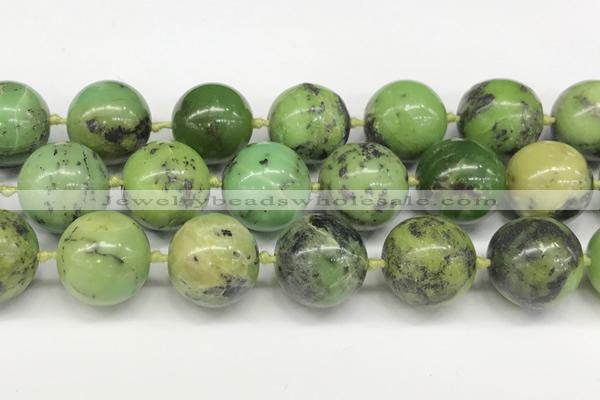 CAU544 15.5 inches 16mm round Australia chrysoprase gemstone beads